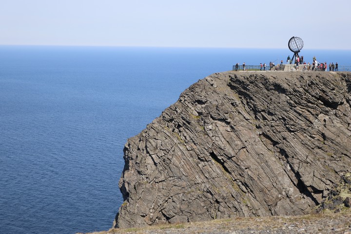 Der Globus aus dem Jahr 1977 ist das Symbol des Nordkaps