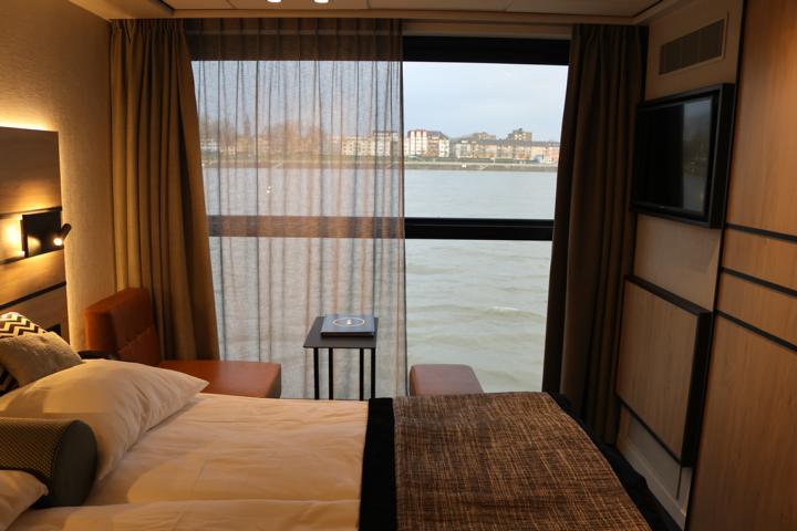 Alle 80 Kabinen an Bord der MS „nickoSPIRIT“ liegen außen