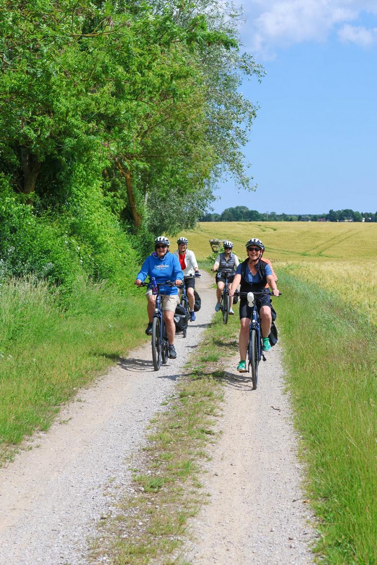 Fahrradausflug auf Usedom: Die Route führt von Wolgast über Karlshagen und wieder zurück nach Wolgast und bietet abwechslungsreiche Eindrücke der Insellandschaft