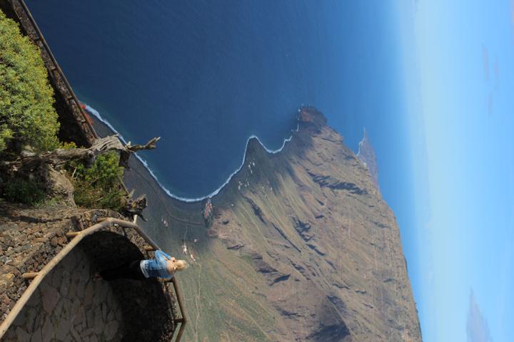 Blick von der Steilküste auf den Atlantik