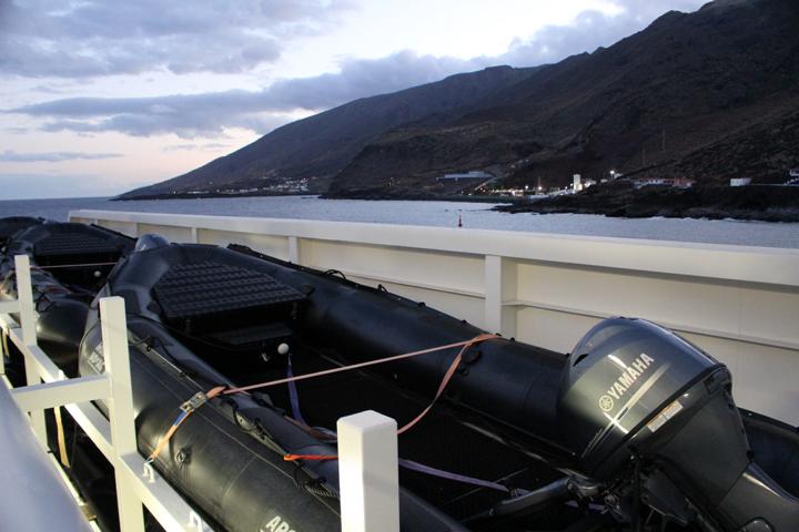 Zodiaks sind fester Bestandteil eines Expeditionskreuzers