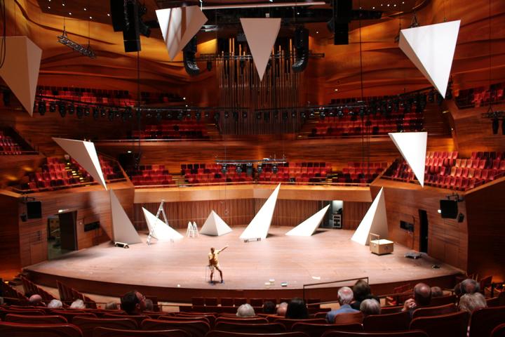 Der große Saal des im Jahr 2009 eröffneten „Koncerthuset“ des Dänischen Rundfunks beeindruckt